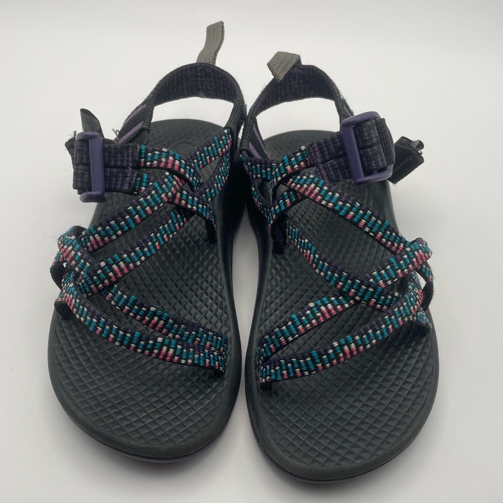 Chaco Kids Sandal Pink Purple Blue Chacos Open Toe Sport Hiking Sz 12 Strappy Z1